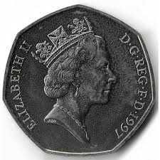 Moeda rara da rainha elizabeth ll 1997