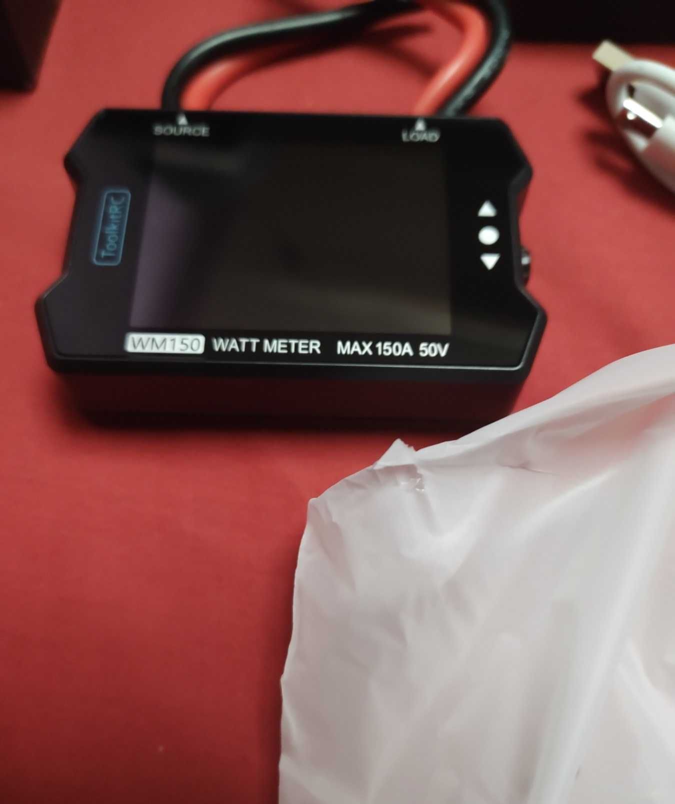 Ваттметр ToolkitRC WM150 измеритель мощности мотора 50В/150А RC модель