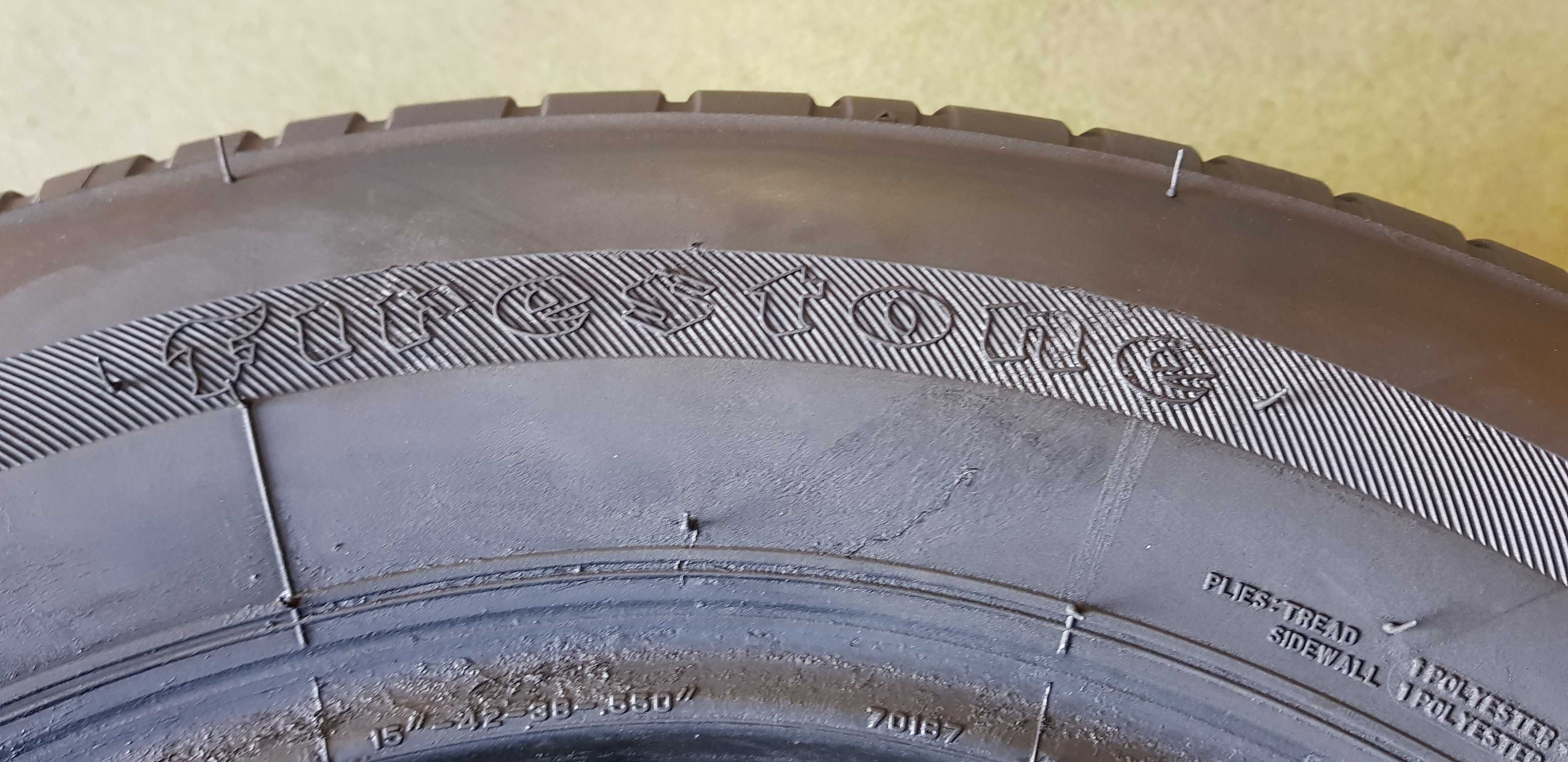 Komplet 195 65 R15 91H Firestone Roadhawk bieżnik 2x6,3mm 2x5,7mm