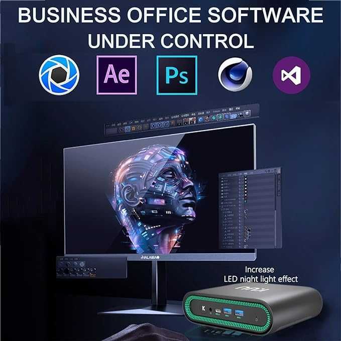 KUU Mini PC Mingar 3, Mini computador AMD Ryze 7
