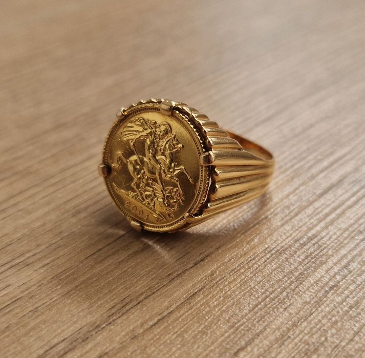 Anel Meia Libra Ouro 19k / 22k
