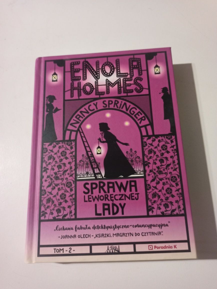 książka Enola Holmes Sprawa leworęcznej lady - Nancy Springer