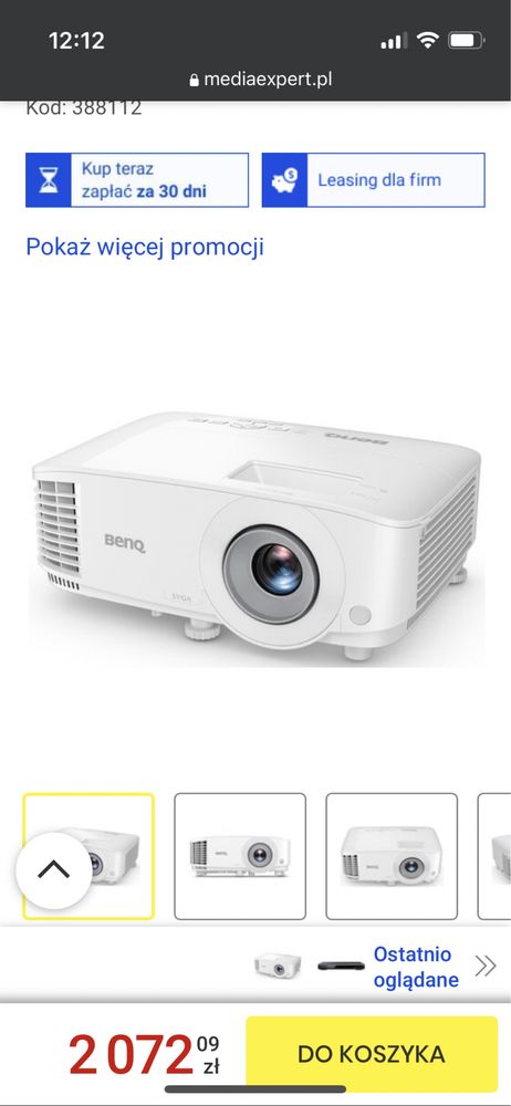 Projektor Benq ms560