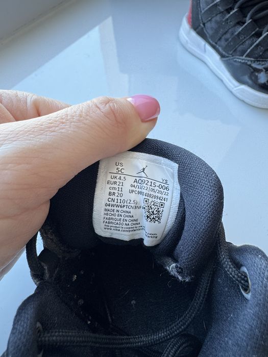 Оригінальні красовки Jordan 21 розмір