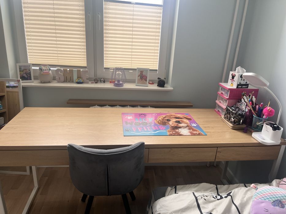 Biurko Meblik 60x180 cm podwójne