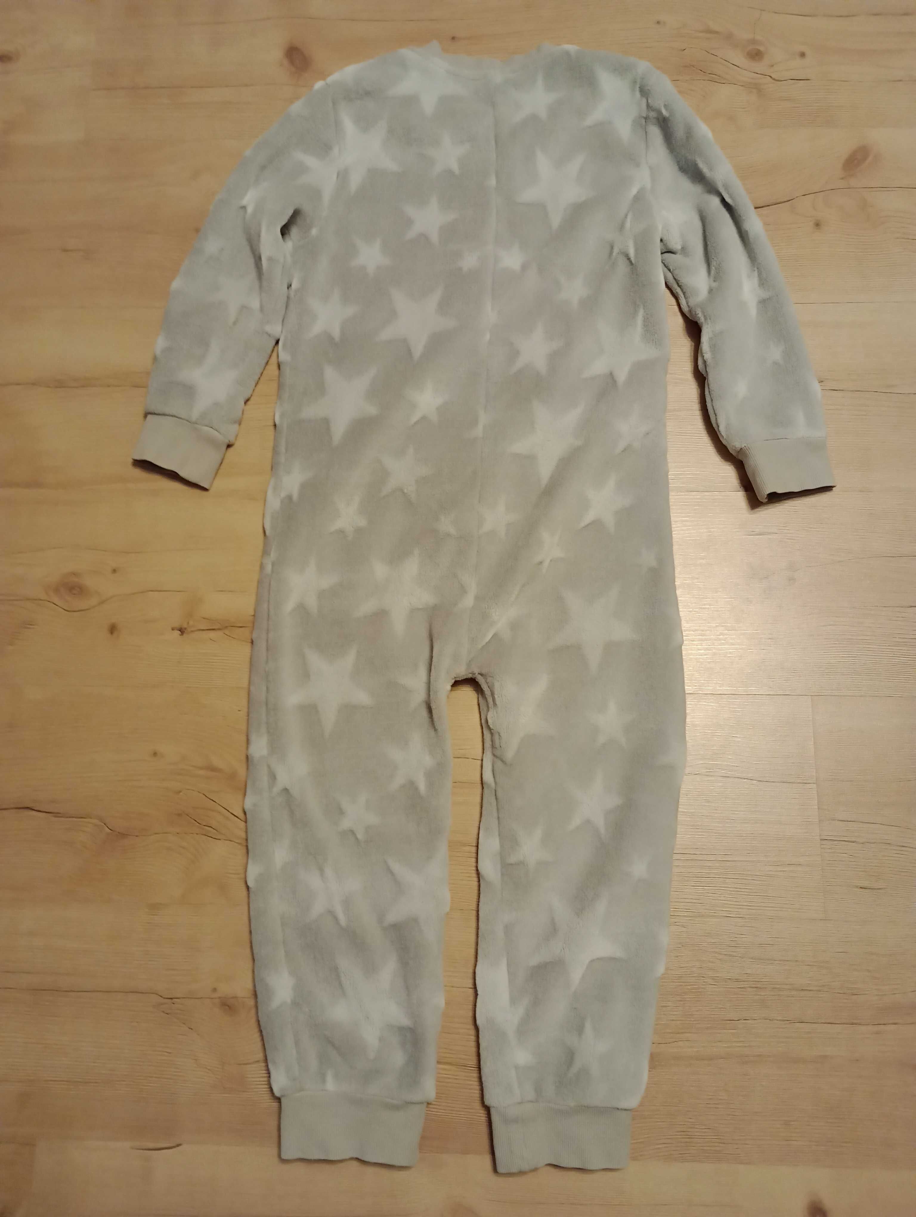 kombinezon kigurumi onesie next 128 ciepły pluszowy welurowy