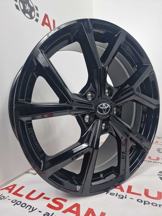 NOWE alufelgi TOYOTA 18" 5x114,3 Auris Yaris Cross CH-R RAV-4 - Czarne