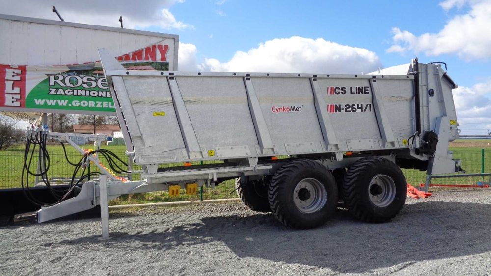Rozrzutnik obornika wapna Cynkomet N 264/1   14 t Krapkowice od ręki!
