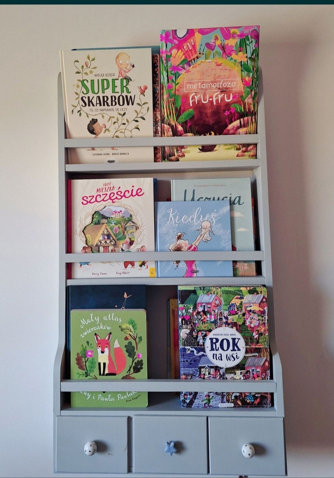 Biblioteczka półka na książki dla dzieci