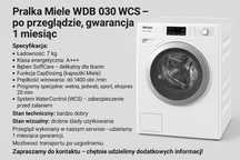 Używana Pralka Miele W1 WDB 030 WCS 7kg plaster miodu
