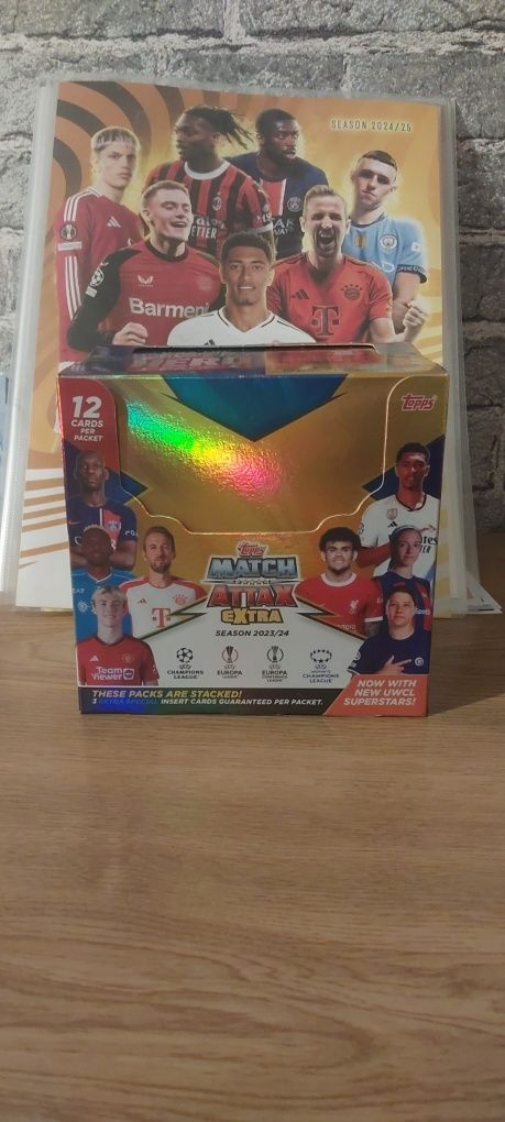 Box match attax extra 2023/2024 36 saszetek