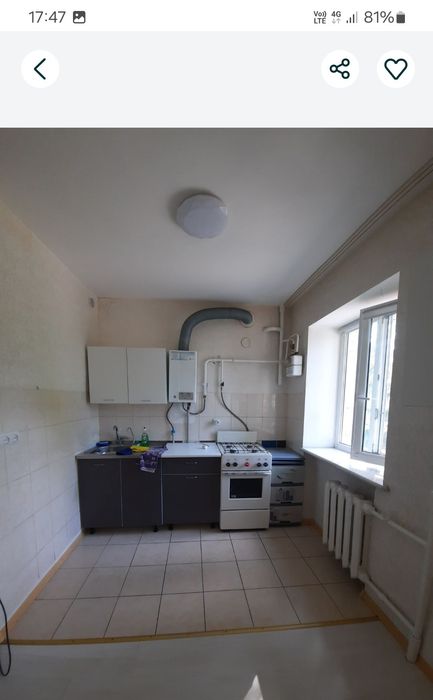 Продам 1к кв. Центр .студия Нижнеднепровская.  Район 6 больницы
