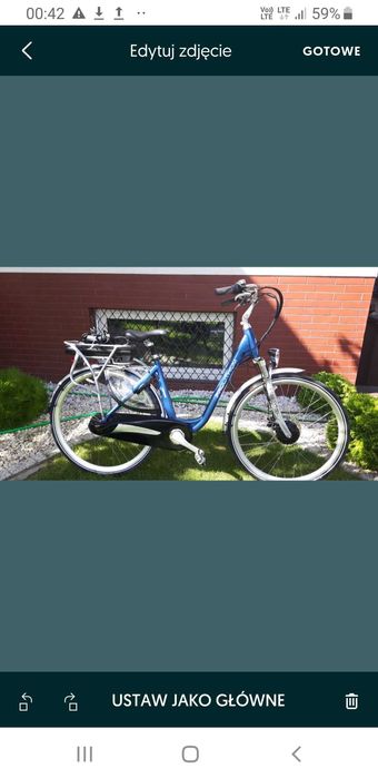 Rower damka elektryk holender STELLA wspomaganie