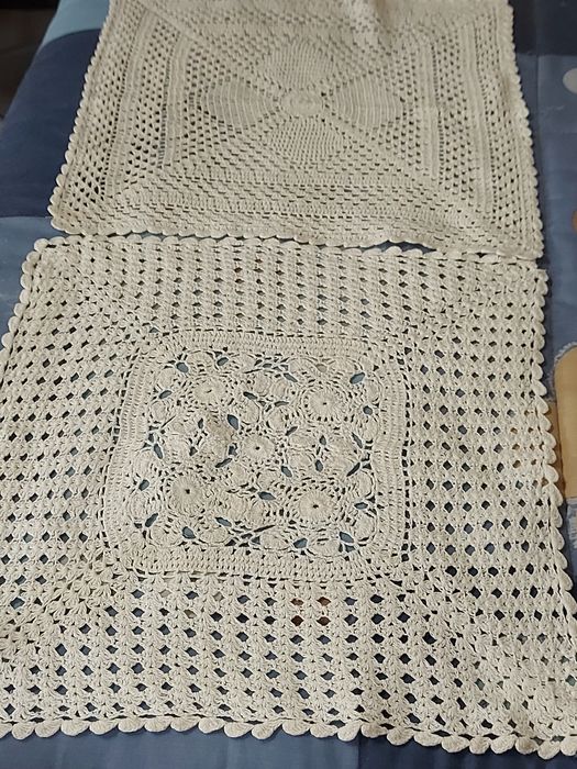 Capas para almofadas em croché 40 cm