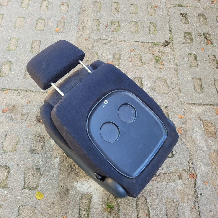 Fotel z fotelikiem tył lewy drugi trzeci rząd vw sharan Alhambra