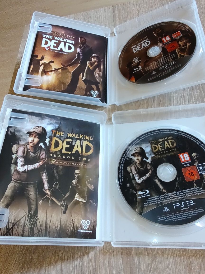 2 gry survival horror Walking Dead na konsole Sony PlayStation 3 ps3