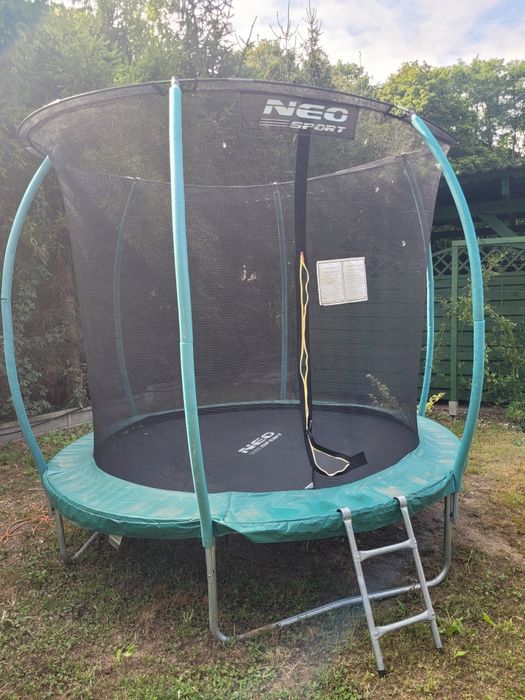 Trampolina ogrodowa z siatką neo-sport 252cm