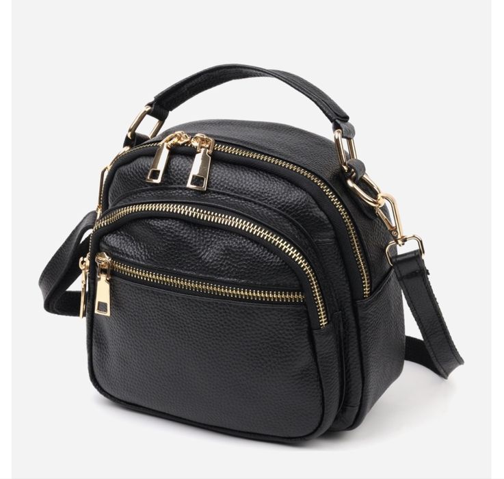 Сумка крос-боді жіноча шкіряна