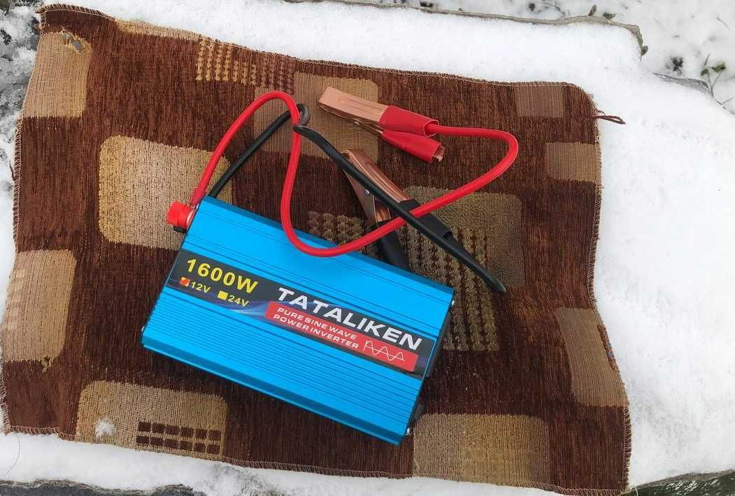 Инвертор 12-220v 1600w | Преобразователь | чистый синус + подарки