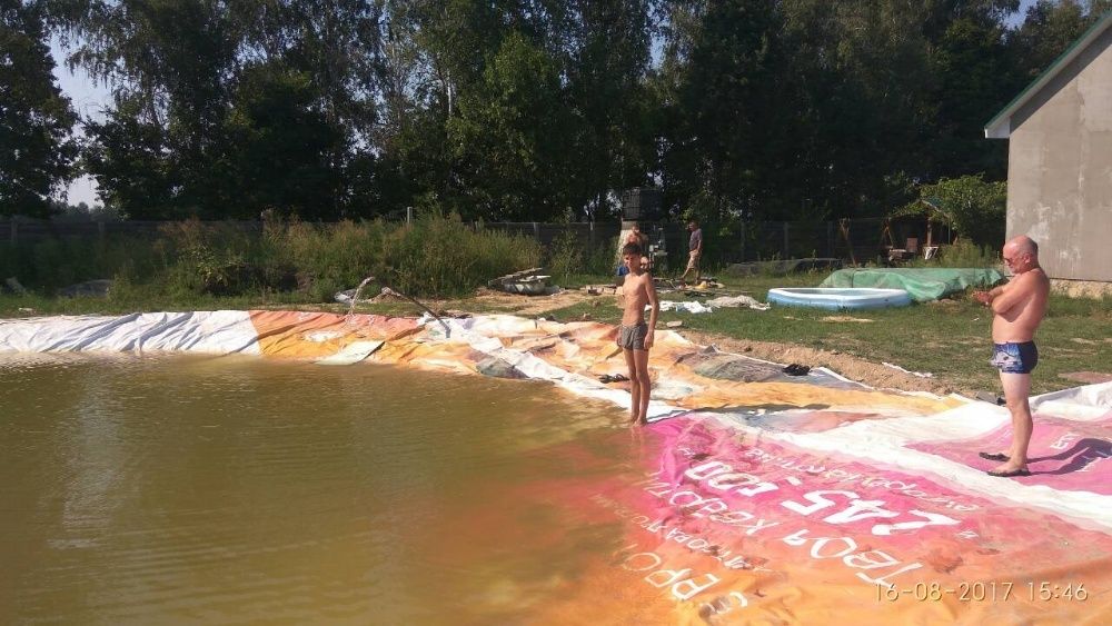 Прочная пленка для пруда и водоема,пленка пвх прудовая