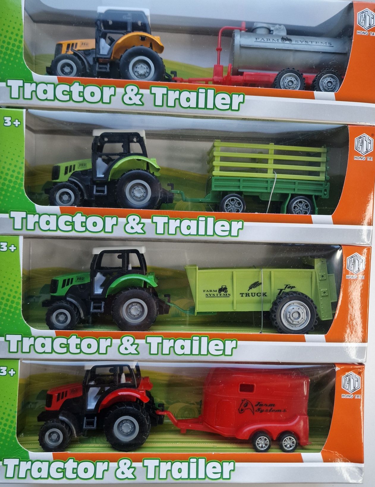 Traktor przyczepa ciągnik zestaw +Niespodzianka GRATIS