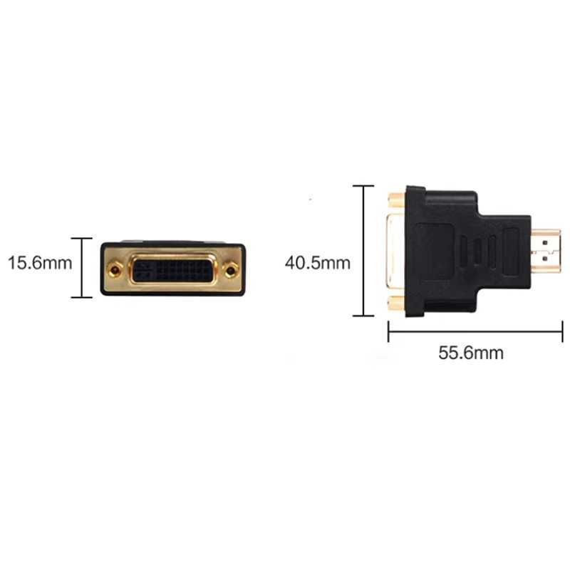 DVI do HDMI 24+5 Adapter, HDMI - DVI-D Dual-Link, Kable, Converter 256