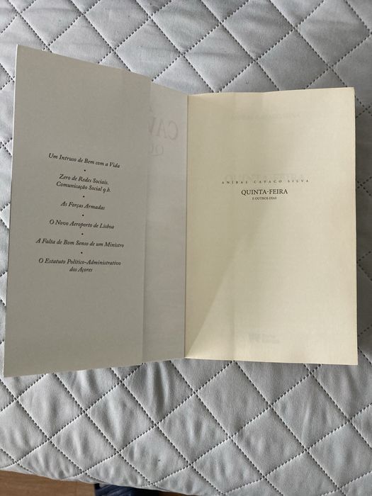 Quinta-Feira e outros dias - Cavaco Silva