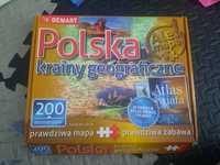 Puzzle polska krainy geograficzne 200