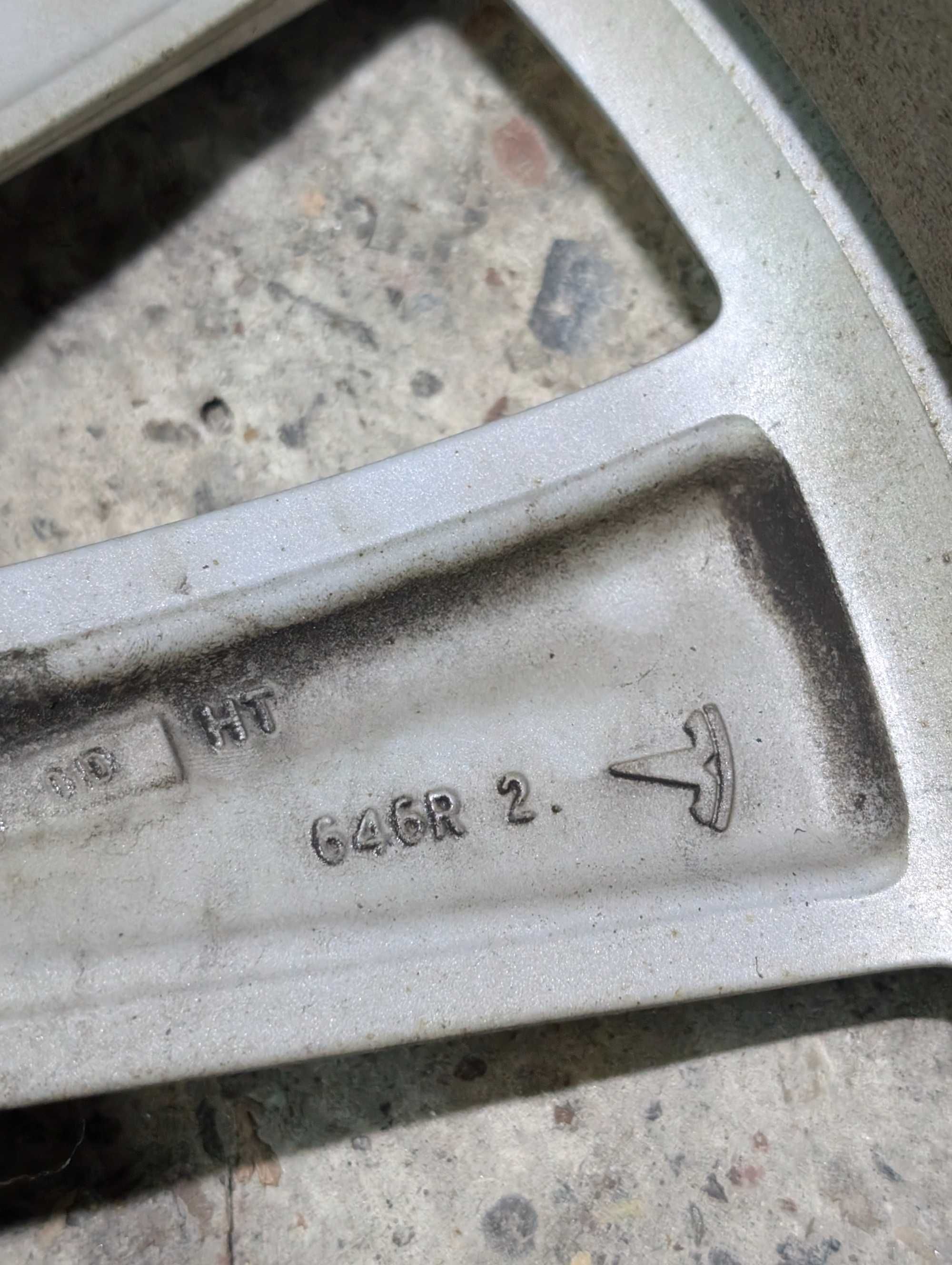 Диск задний 20x9.5 ET40 TESLA MX 1027245-00-C Оригінал під відновлення