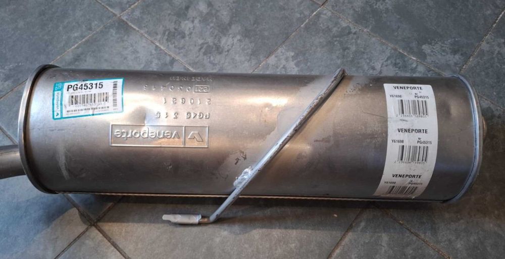 VENEPORTE Tłumik wydechowy tylny Peugeot 206 1.4