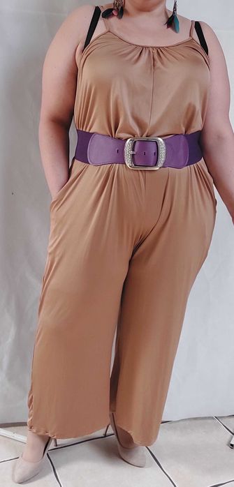 Kombinezon oversize karmelowy XXL 44/46