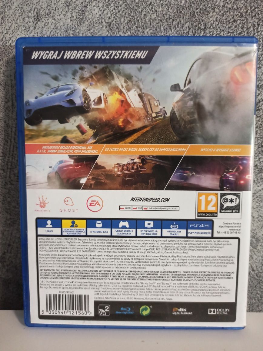 Need For Speed PAYBACK PS4