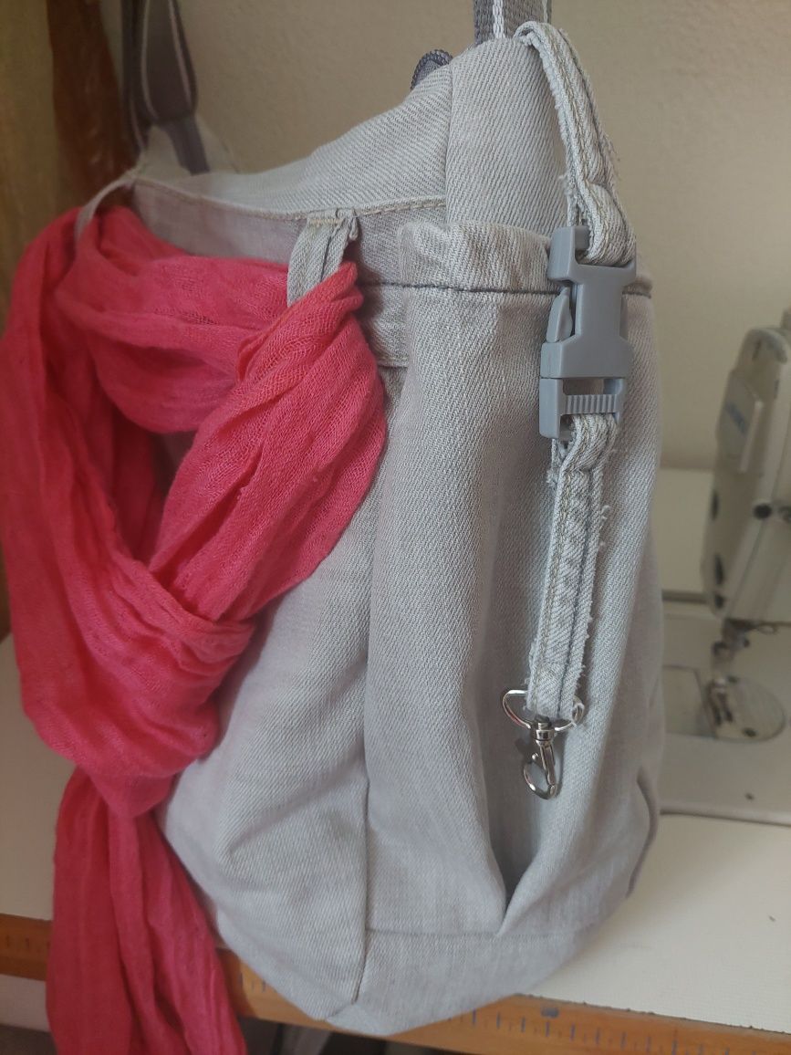 Torebka Damska Jeansowa Handmade