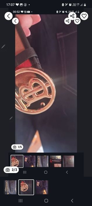 Spodnie Burbery dzins