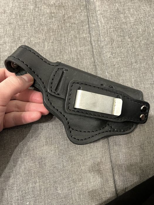 Кобура ПМ кожанная на пояс (клипса, ремень)