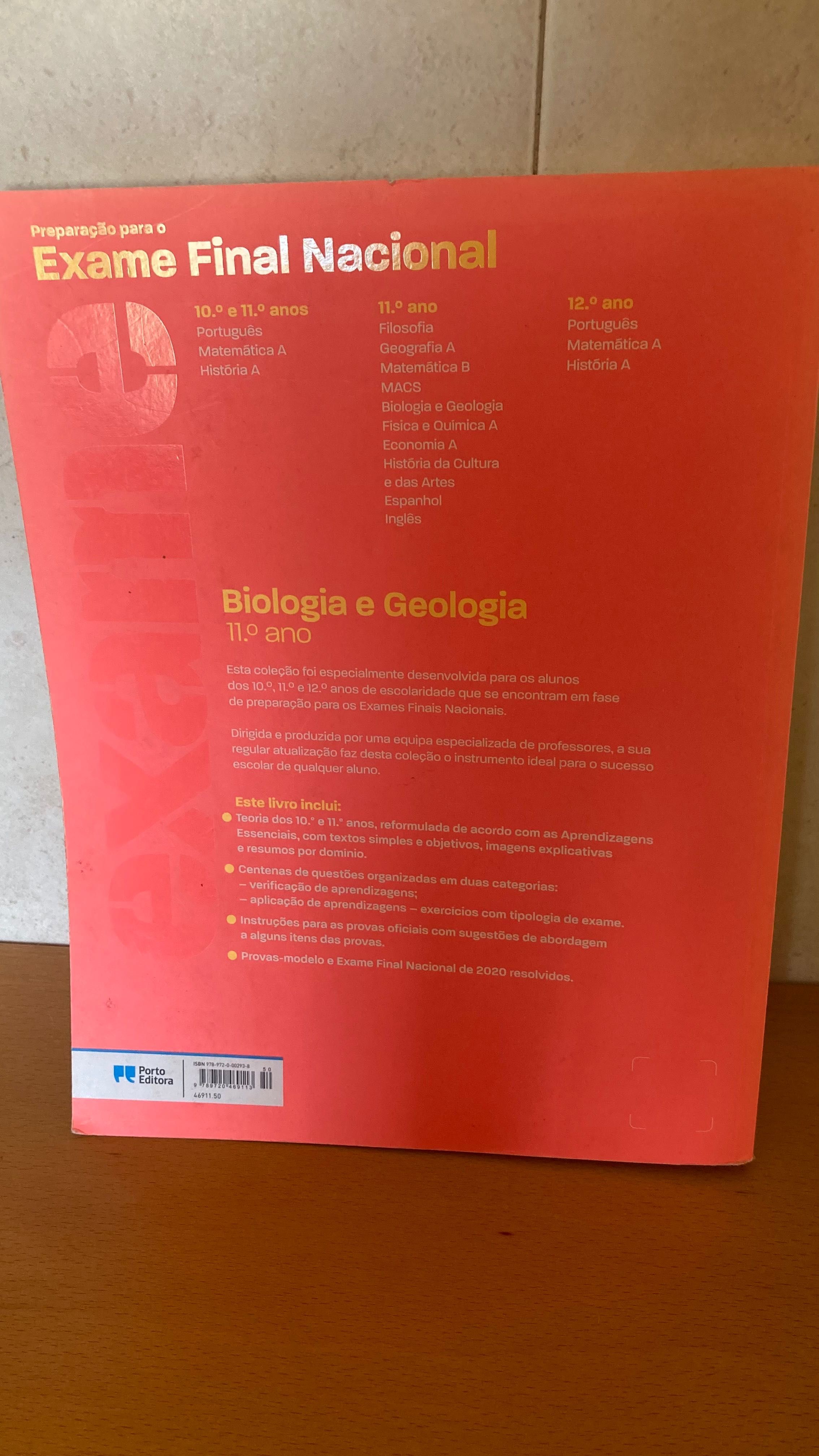 Livro de preparação para o exame nacional Biologia e Geologia
