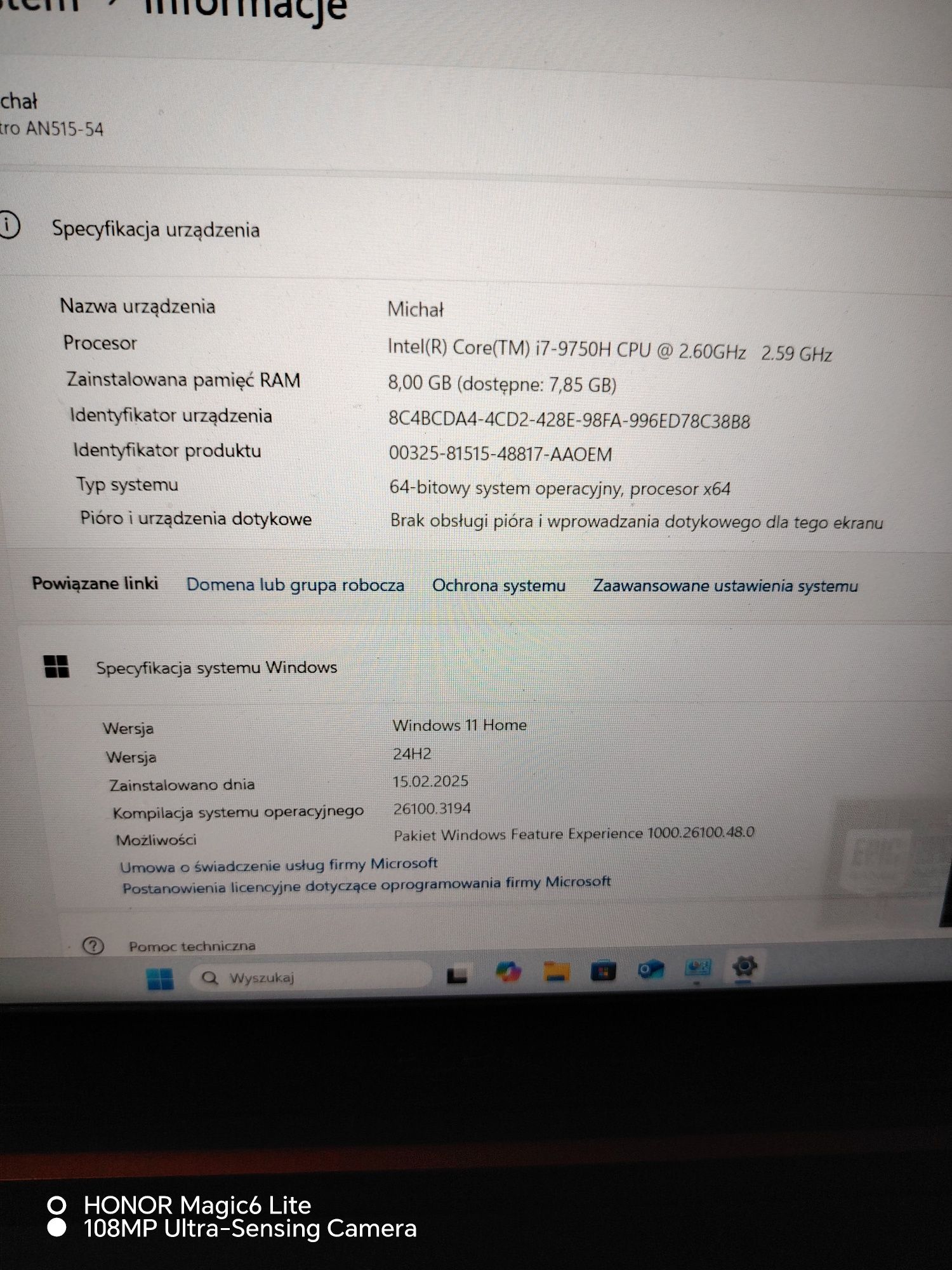 Laptop gamingowy