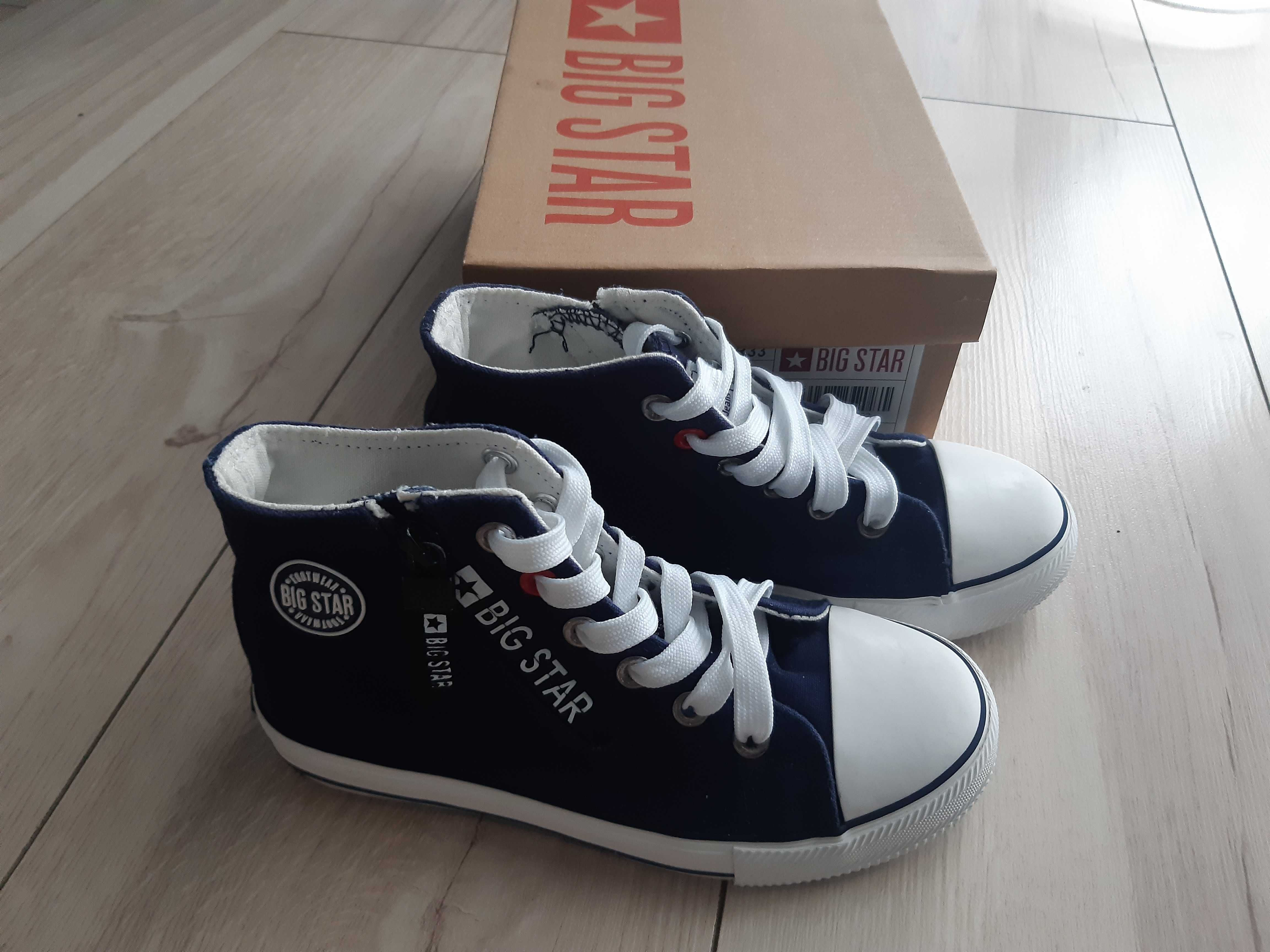 Trampki uniseks wysokie BIG STAR 33