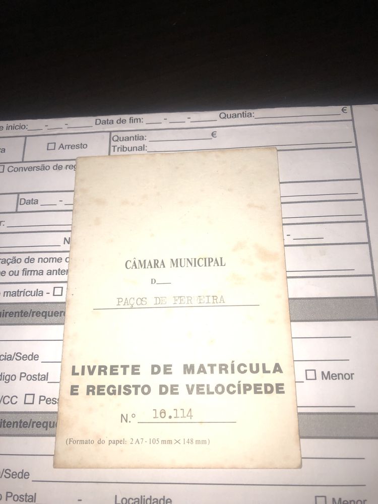 Montagem Macal m70 sachs com documentos camarios