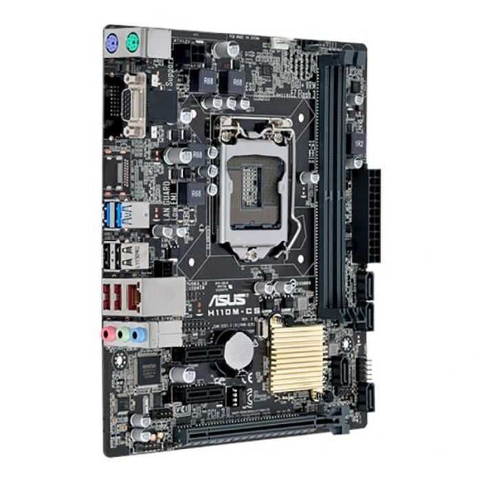 Материнська плата s1151, ASUS H110M-CS, DDR4, VGA, mATX Опт гарантія