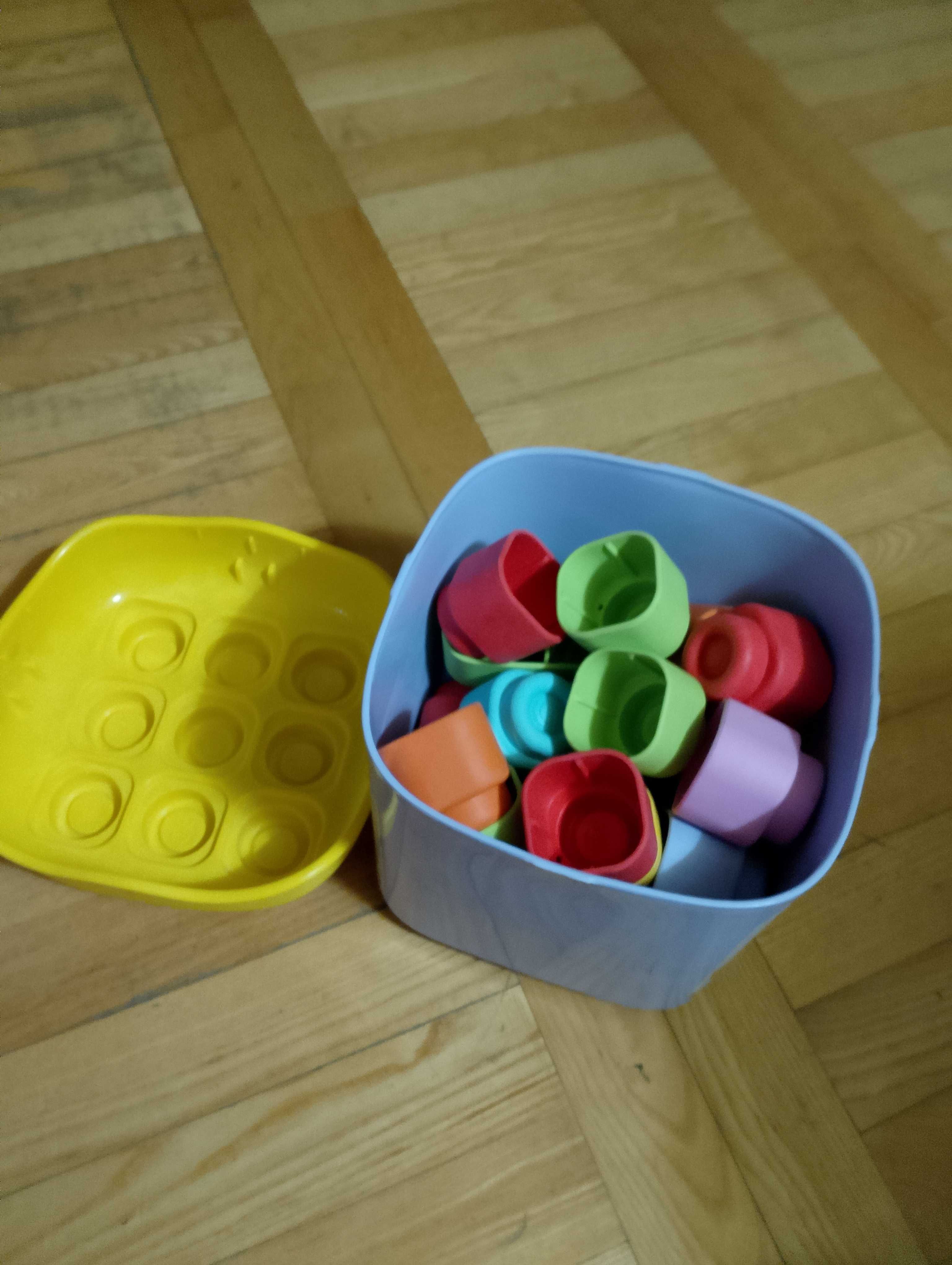Klocki dla niemowląt Duplo LEGO Wader gumowe bezpieczne duże klocki