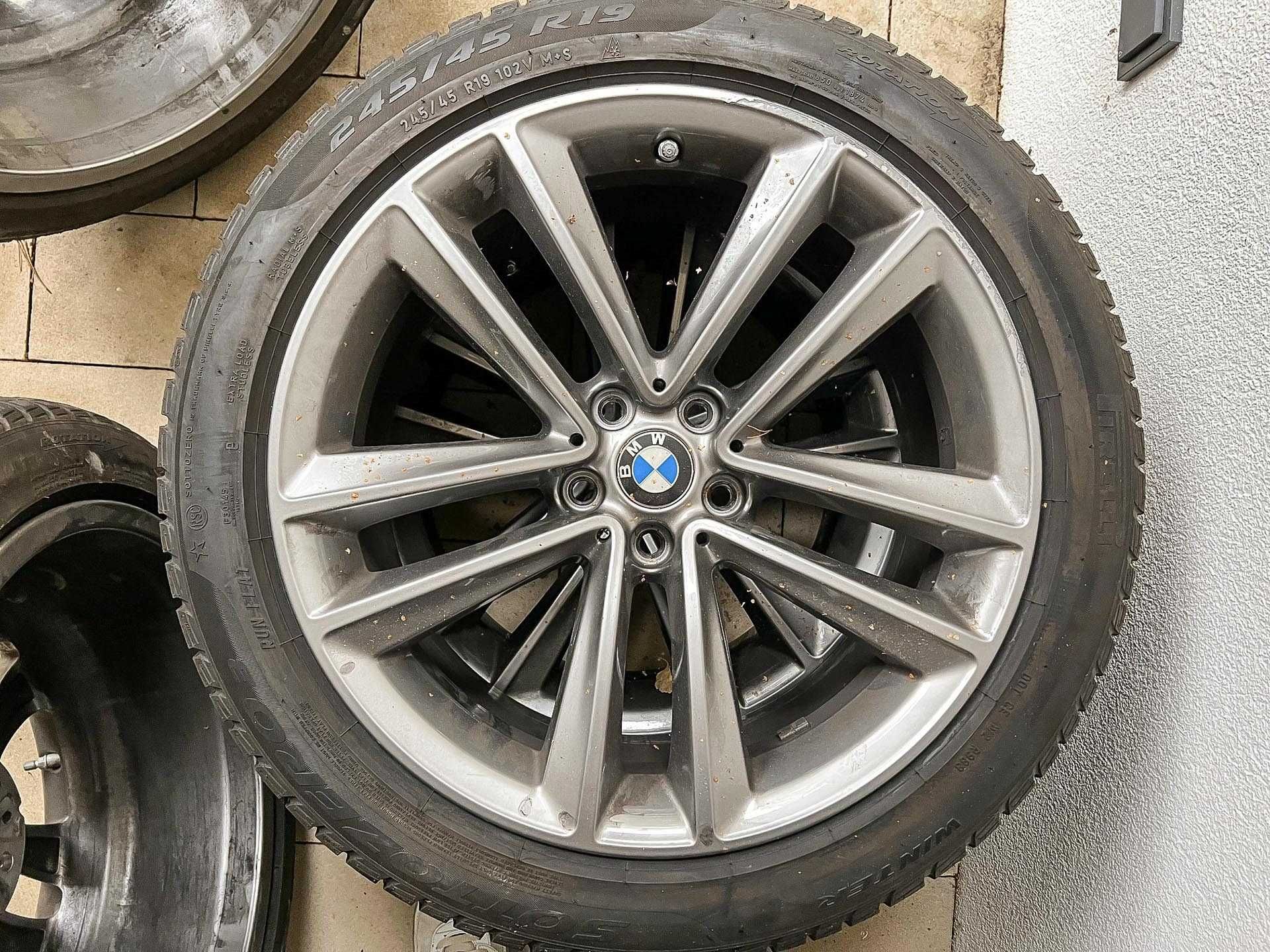 BMW - felgi Double Spoke 630 19" 5x112 + Pirelli 245/45 R19 102V zima