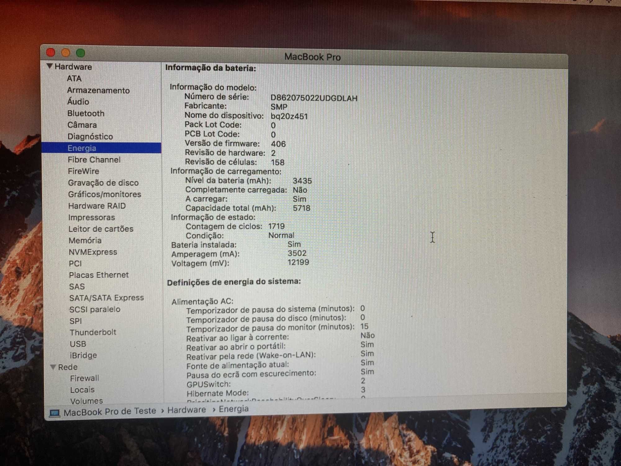 MacBook Pro 15" finais de 2011 I7 2.2ghz Usado, só gráfica integrada