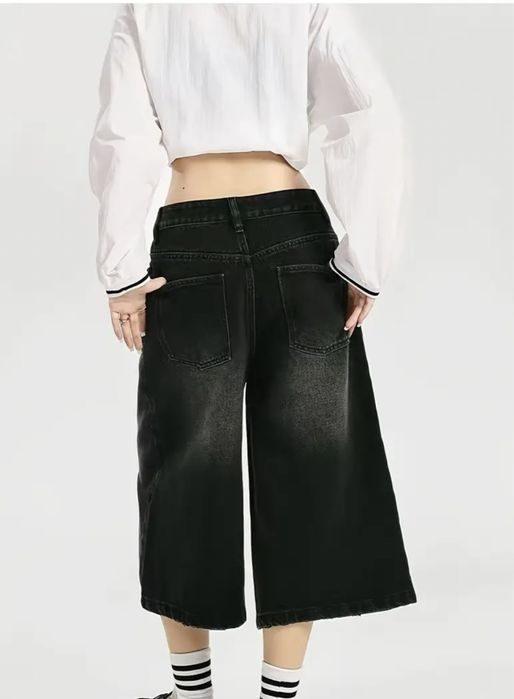 Широкі джинсові шорти Жіночі джинси шорти