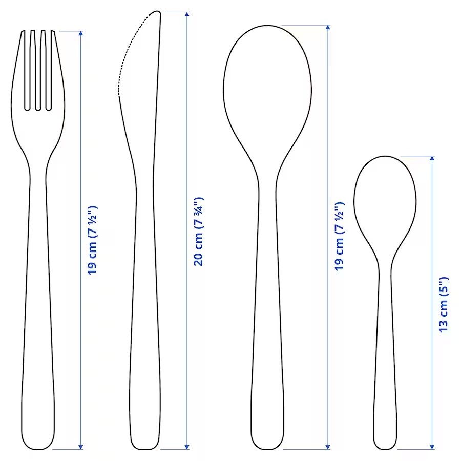 Наборы столовых приборов MOPSIG ІКЕА . ИКЕА . В наличии .