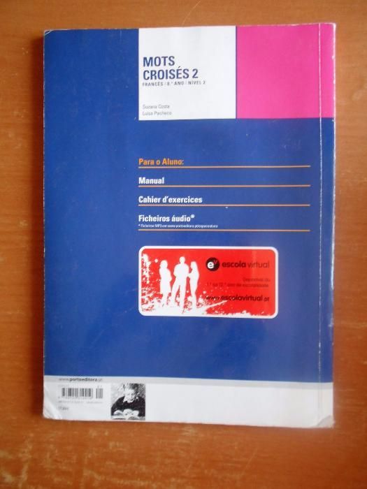 "Mots Croisés 2" 8º ano A1; A2 Porto Editora