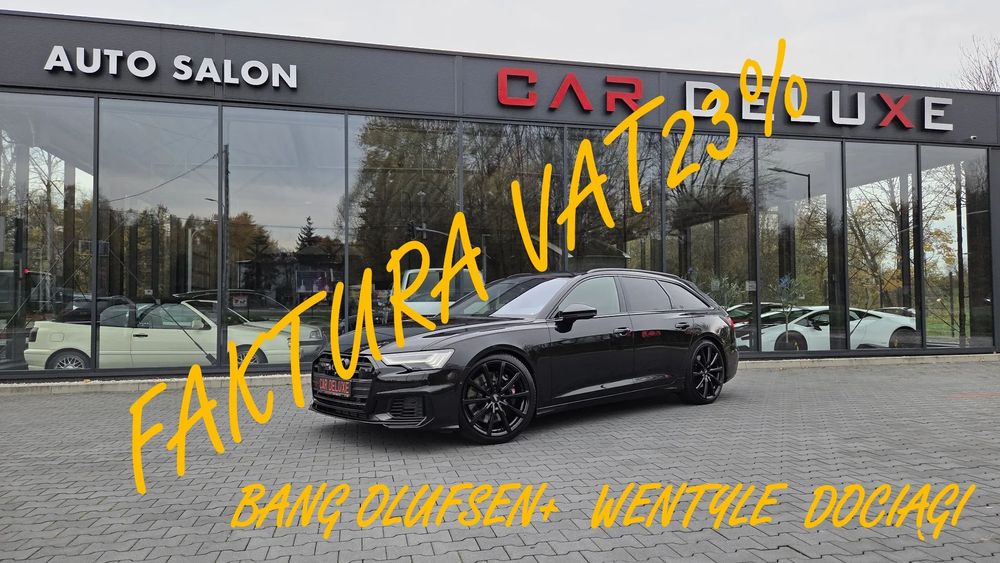Audi S6 Avant FV 23% / MATRIX / BANG OLUFSEN / WENTYLE / Dociągi / Pneumatyka / Hak