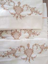 Lençóis individuais em algodão para cama de solteiro
