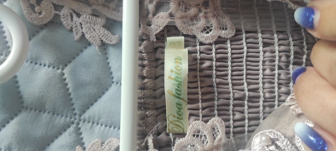 Sukienka koko moda szara śliczna S/M