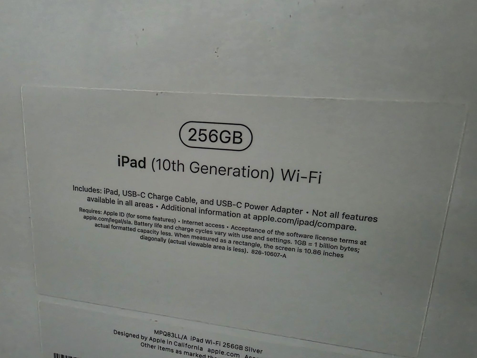 iPad 10th Gen 256GB, 64GB SELADO/NOVO. Troca/retoma. Garantia